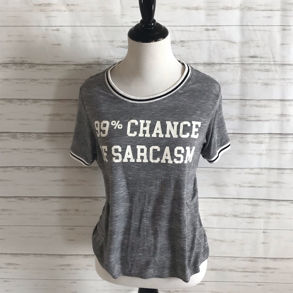 99% Chance Of Sarcasm Soft Tee size medium